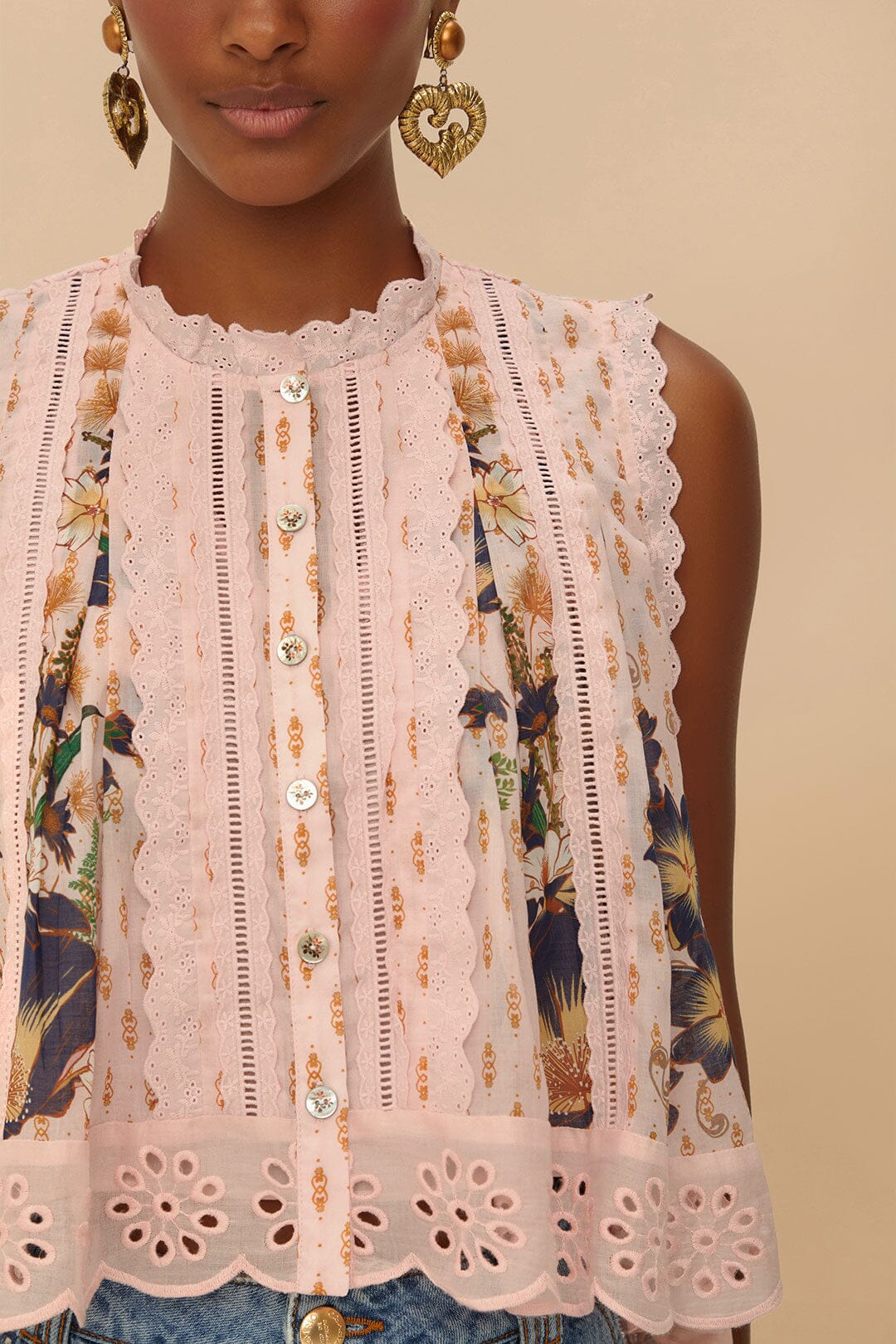 Pink Dream Garden Blouse
