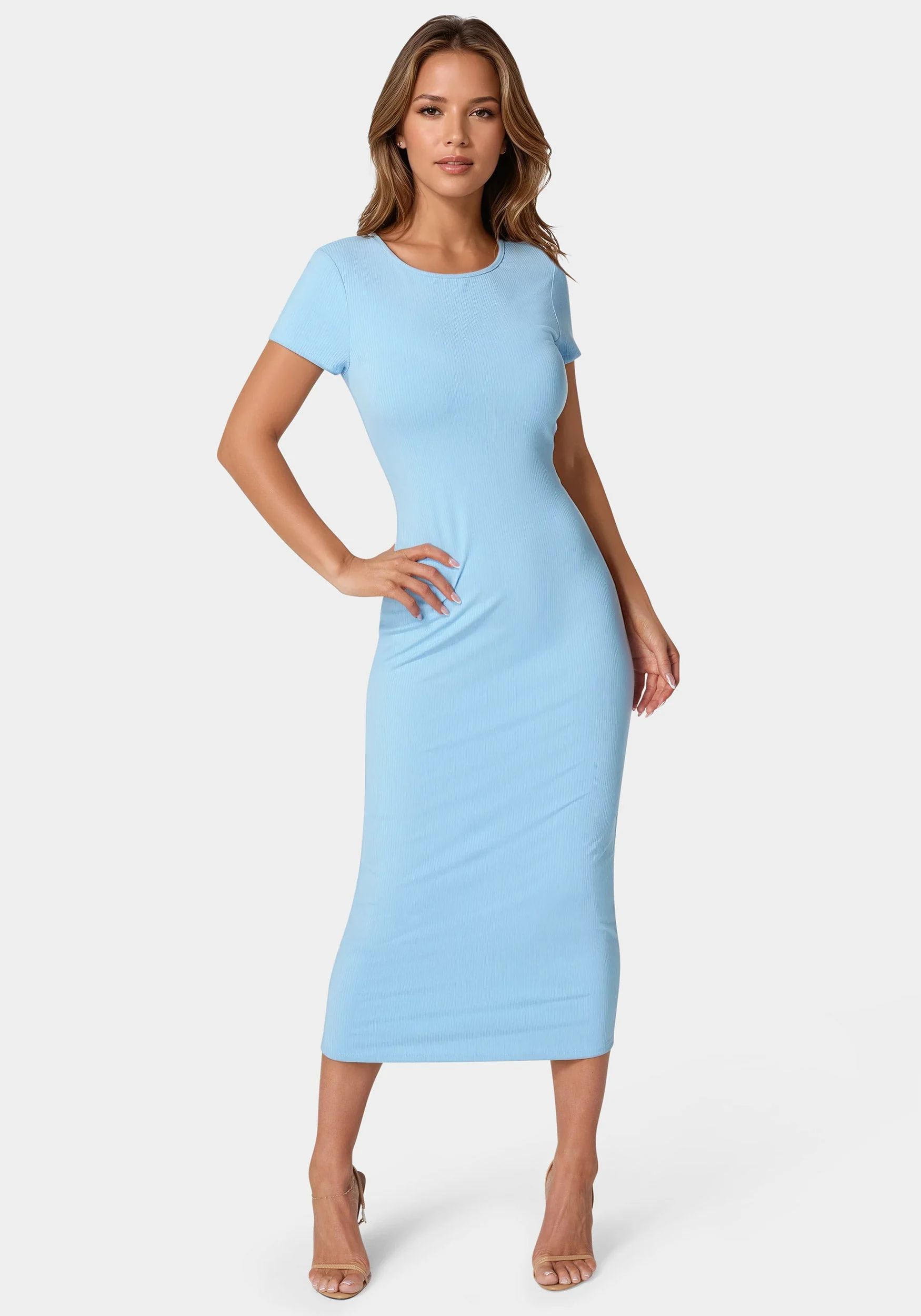 Rib Maxi T-Shirt Dress