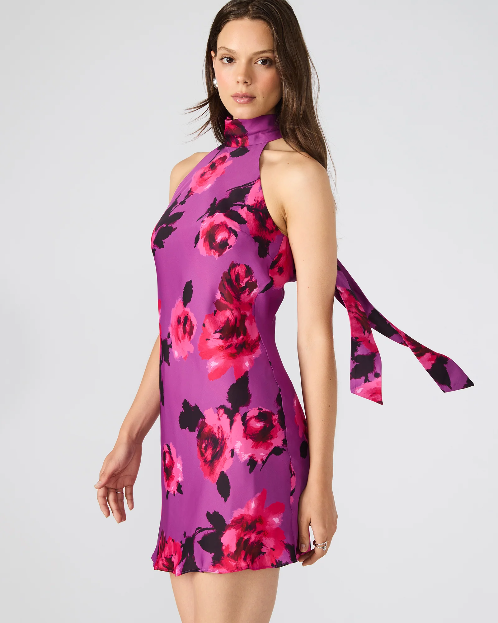 Lara Mini Dress Rosette Pink