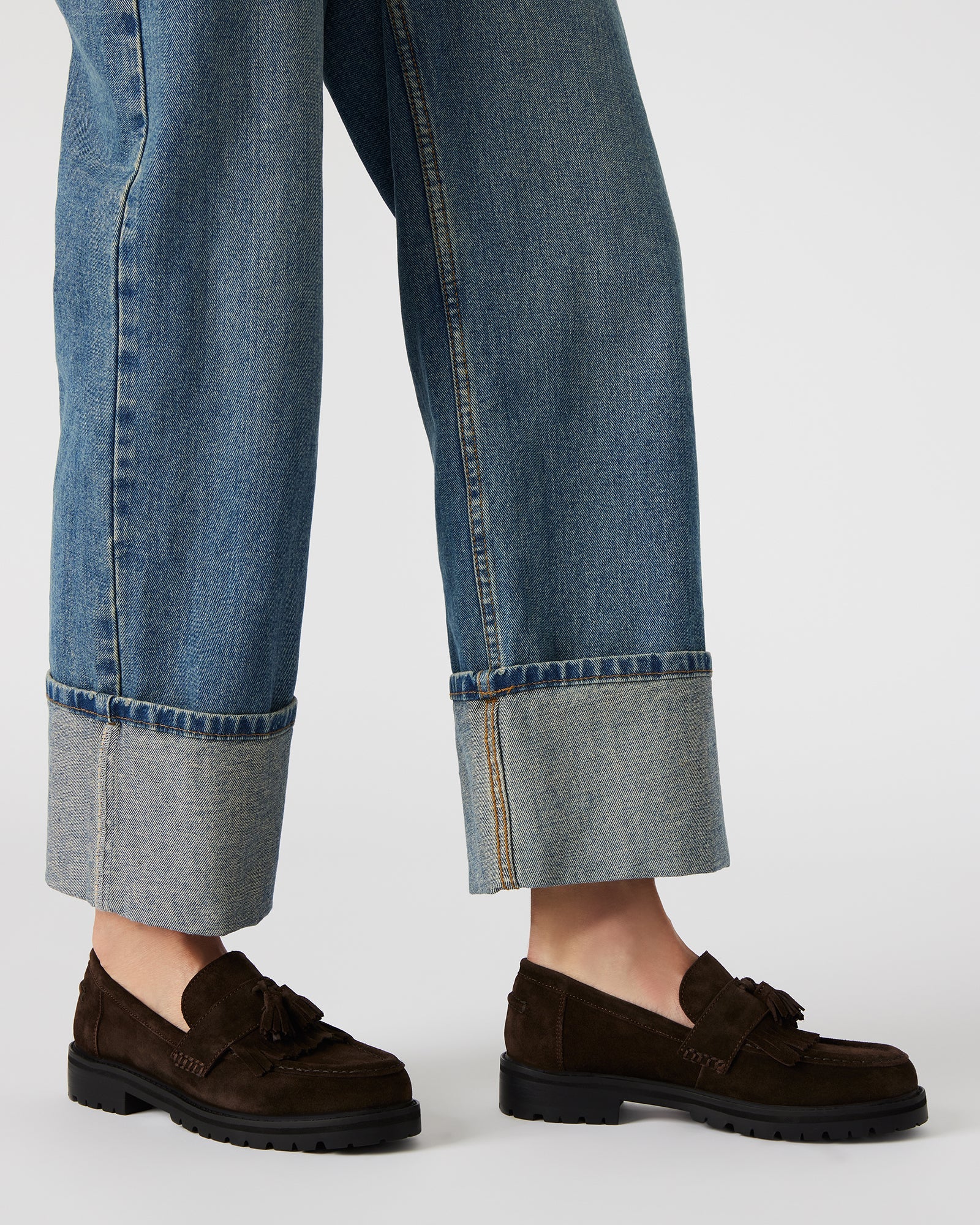 Minka Chocolate-Brown Suede - Sm Rebooted