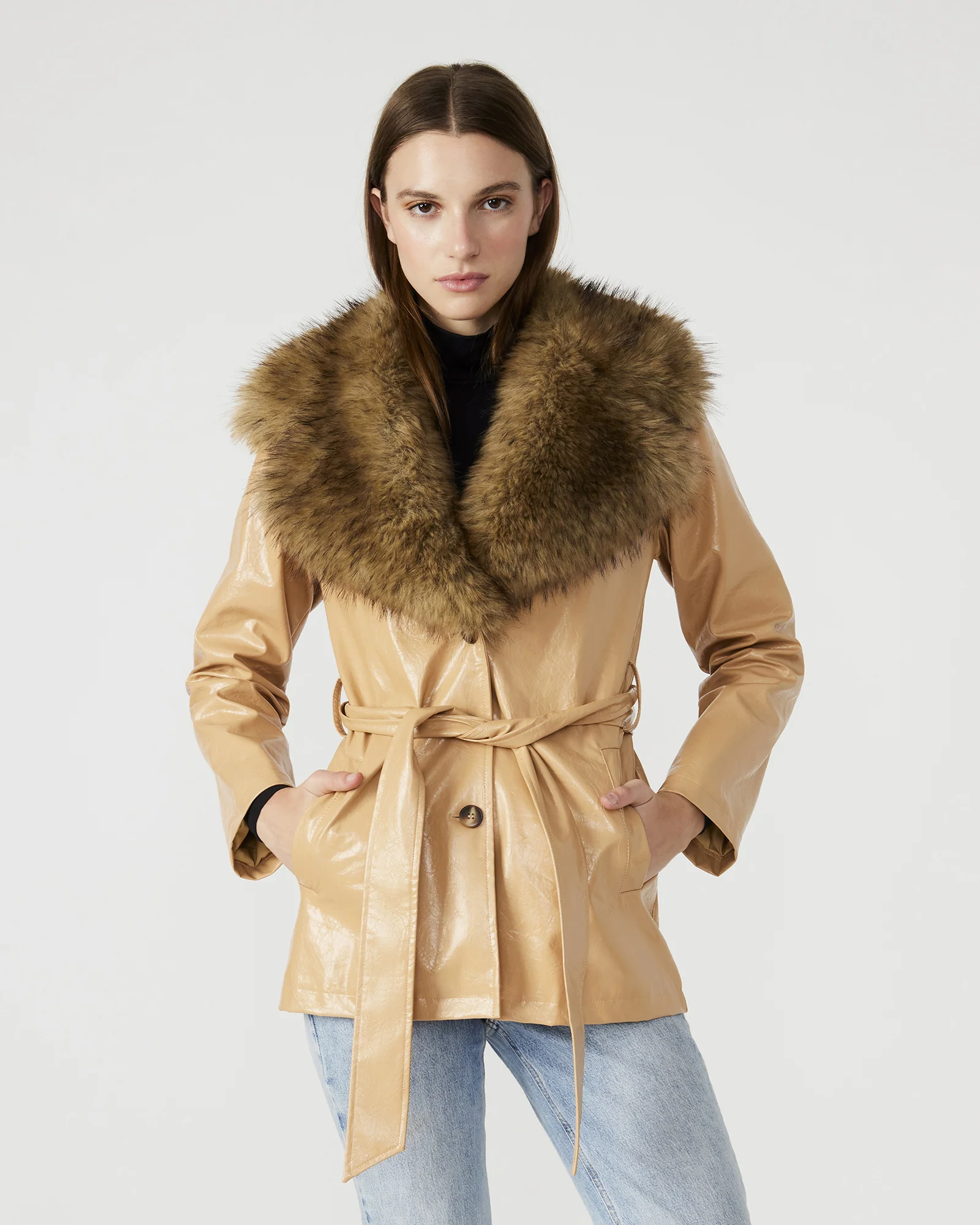 Bowery Coat Tan