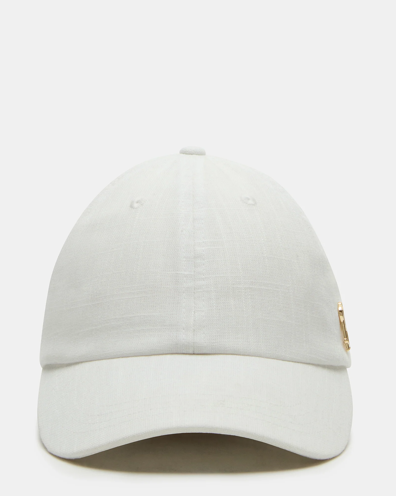 Linen Baseball Cap Cream