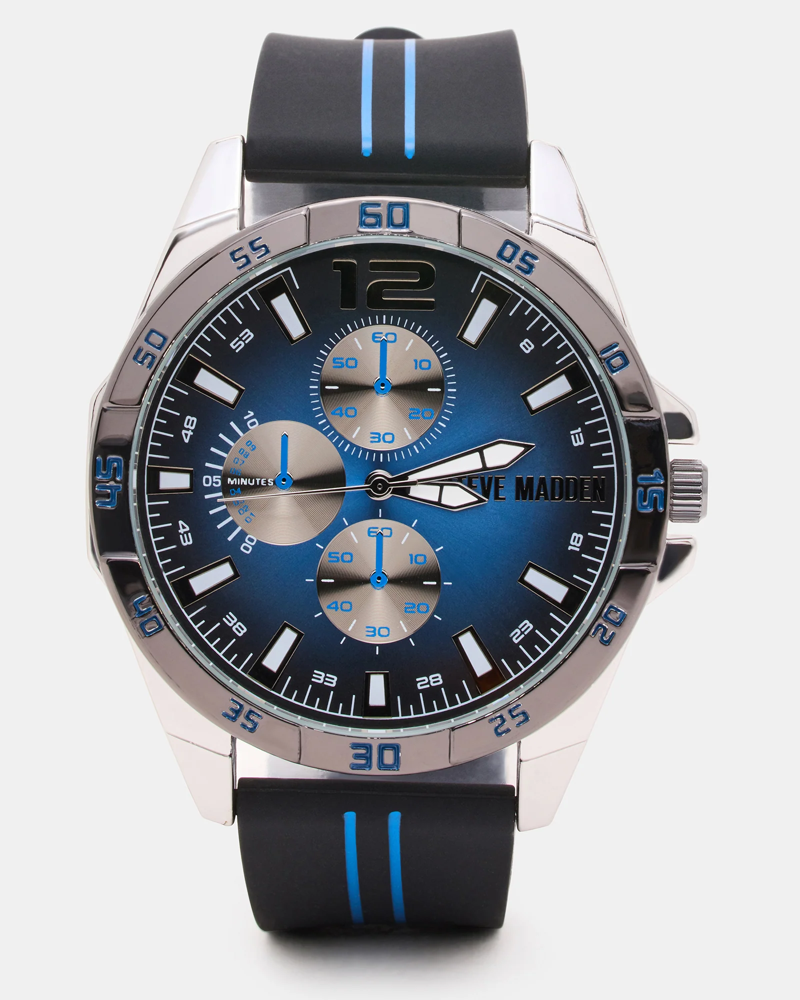 Men'S Alloy Watch Black/Blue