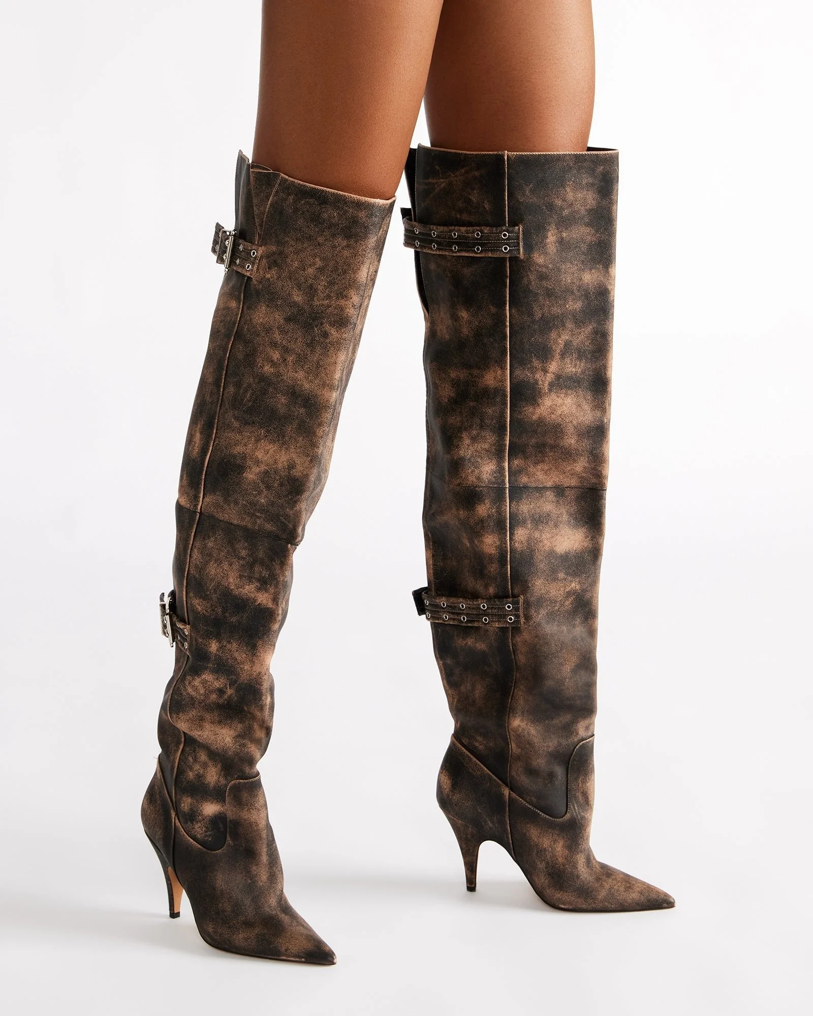 Baddie Brown Distressed - Sm Rebooted