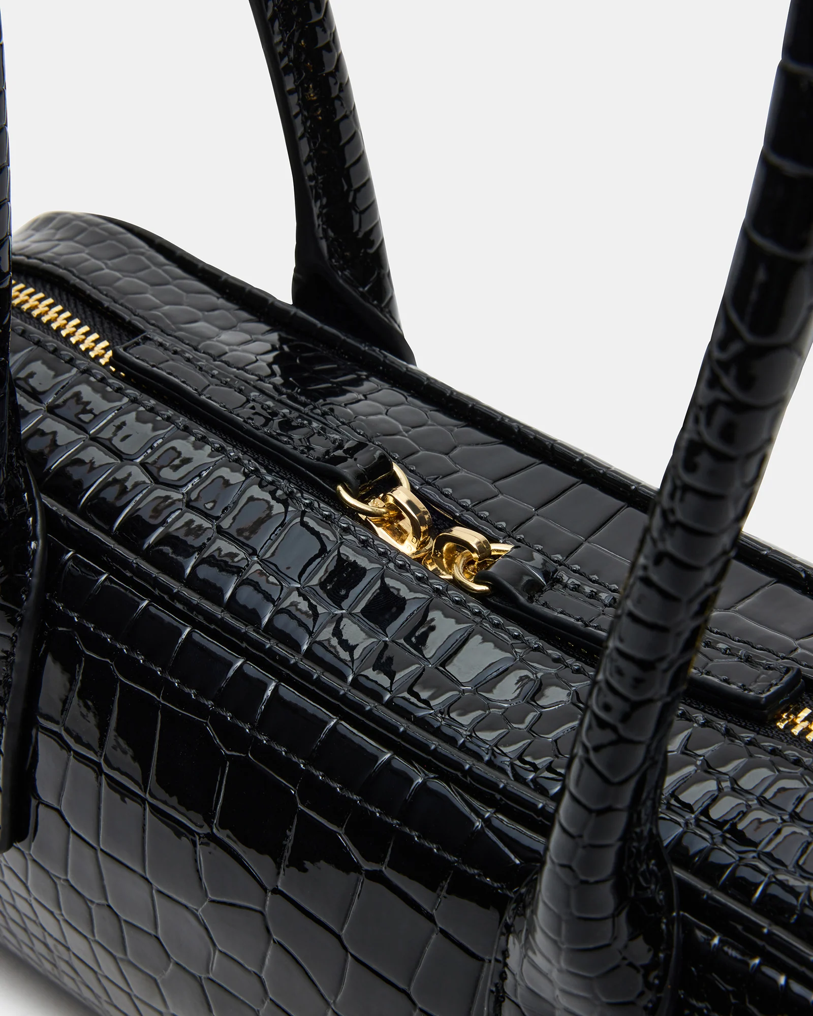 Anise Bag Black Crocodile