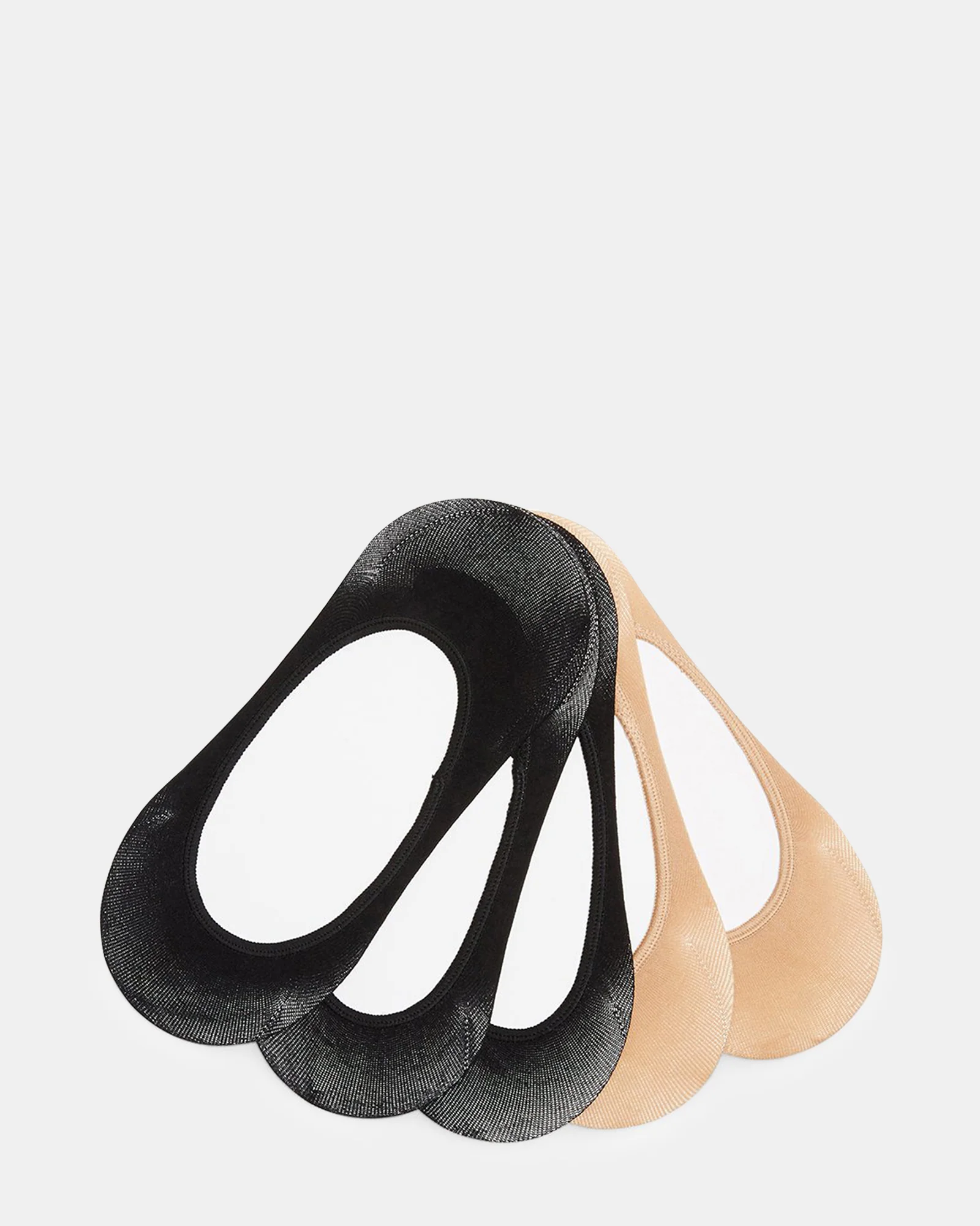 No-Show Socks Black/Tan