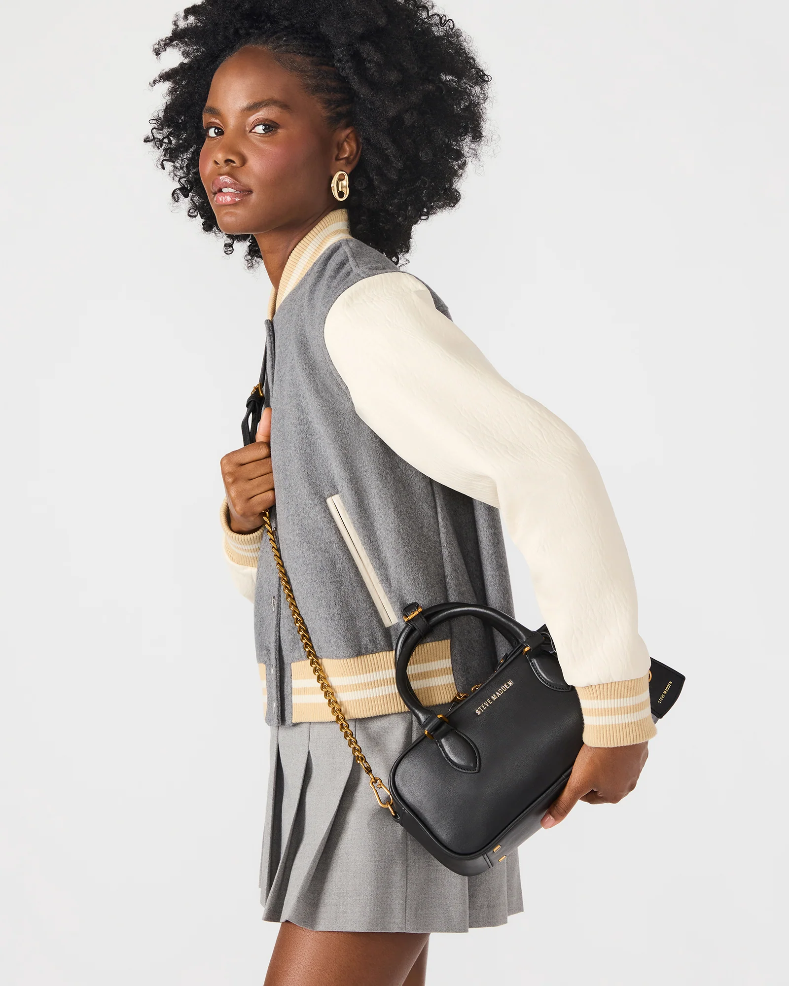 Merit Bag Black Leather