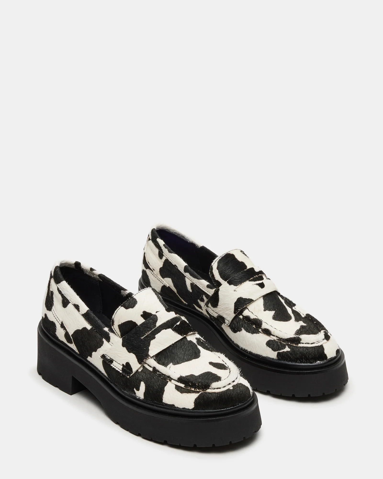 Layken Black Cow Print