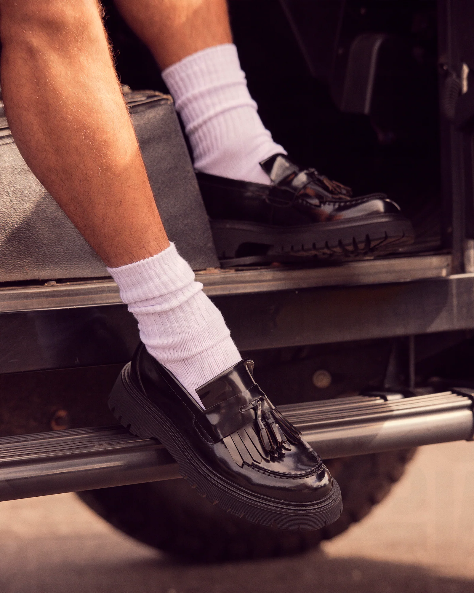 Men'S Zev Loafer And Socks Bundle