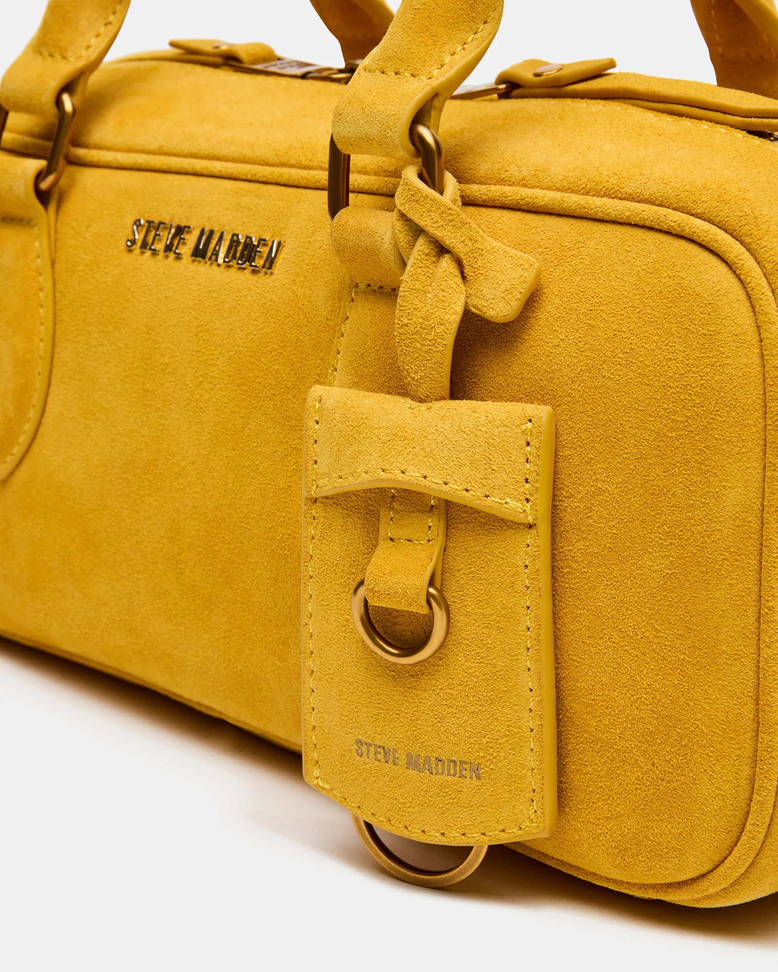 Merit Bag Mustard Suede