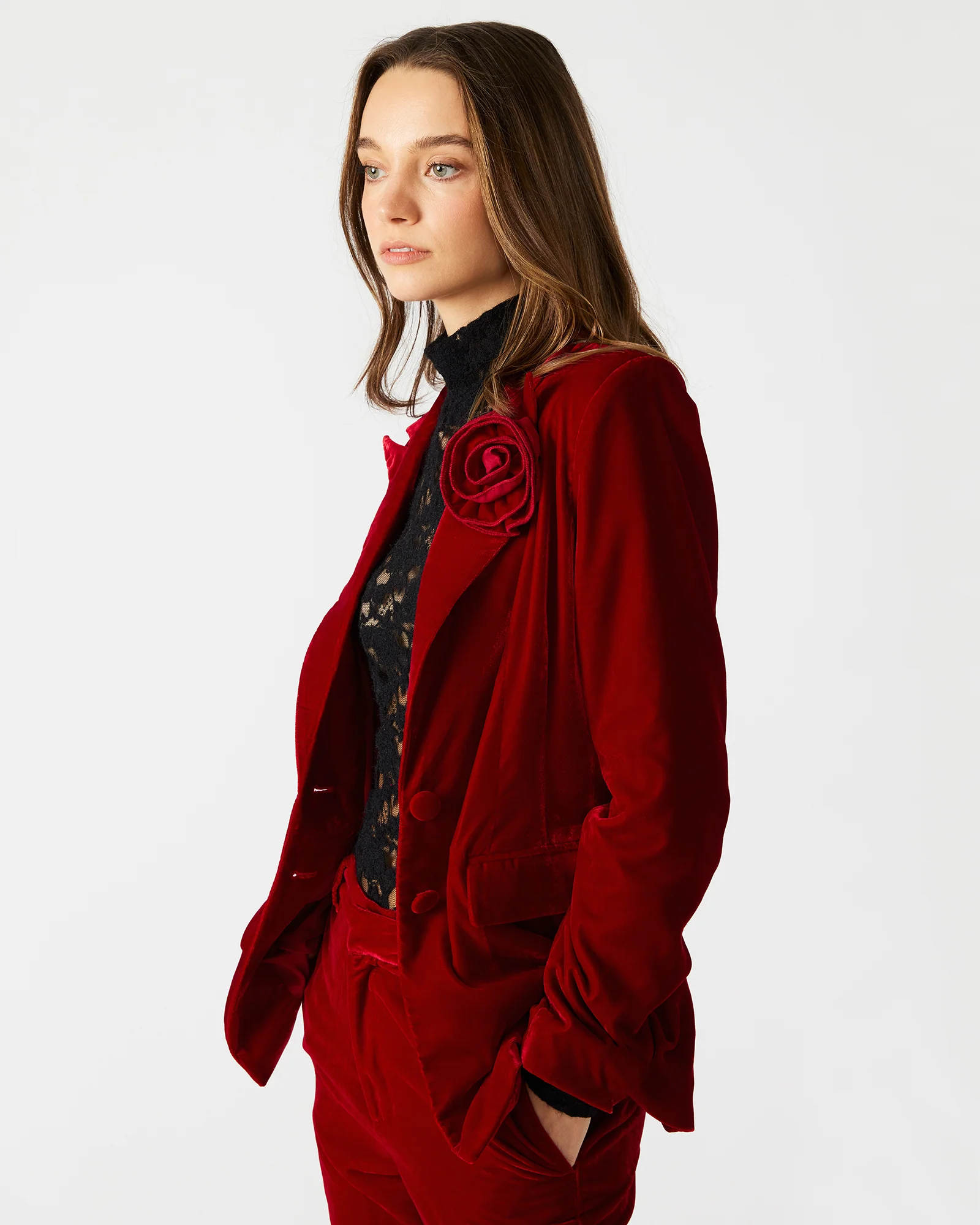 Merene Blazer Red