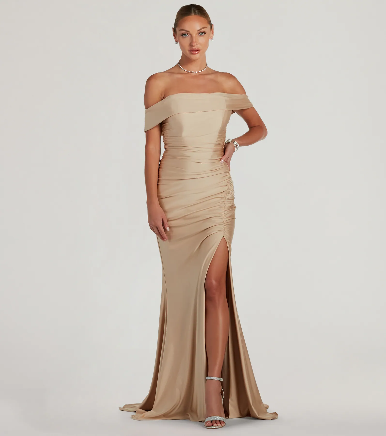 Alicia Off-The-Shoulder Mermaid Formal Dress