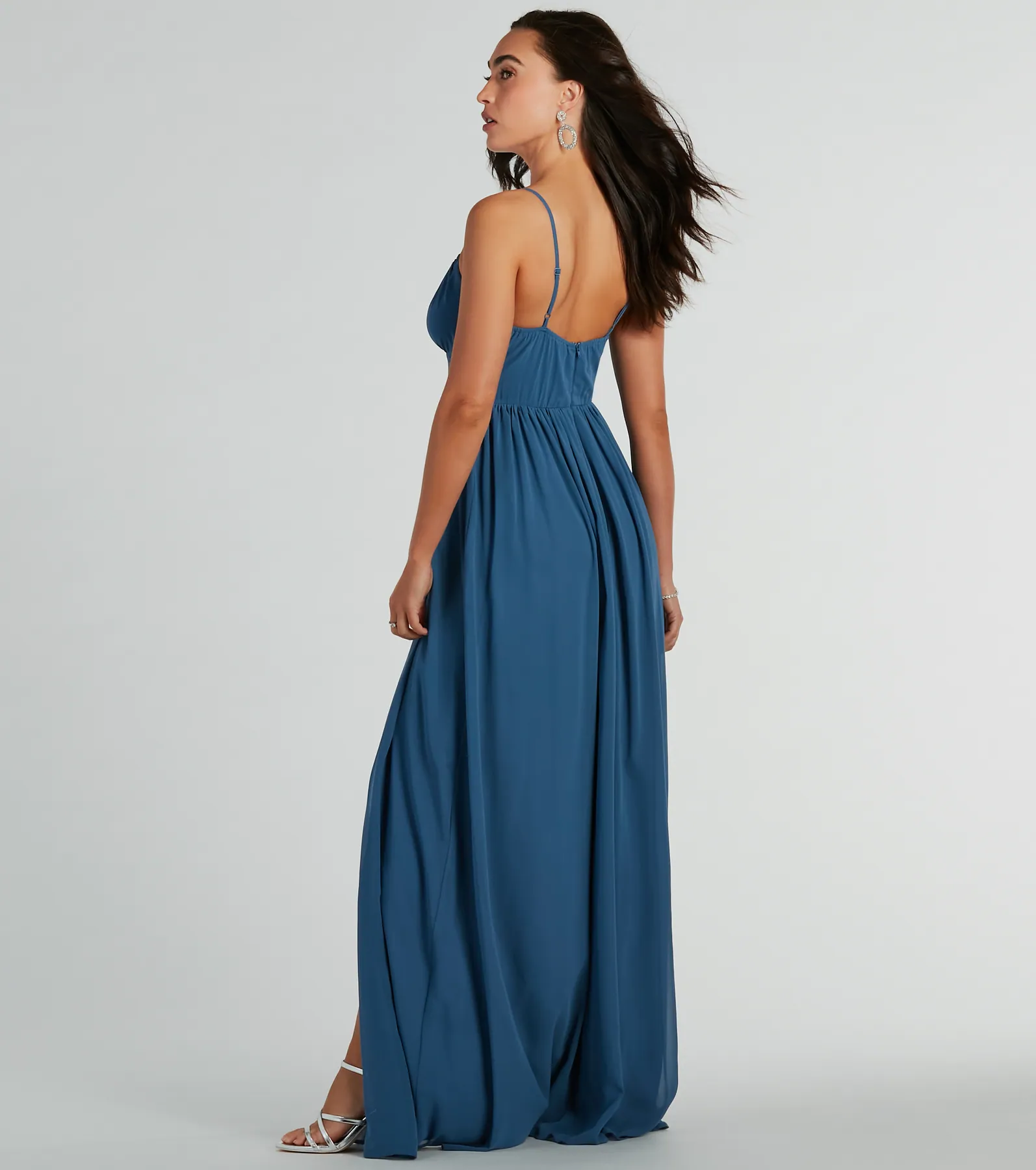 Raya Formal Chiffon A-Line Long Dress