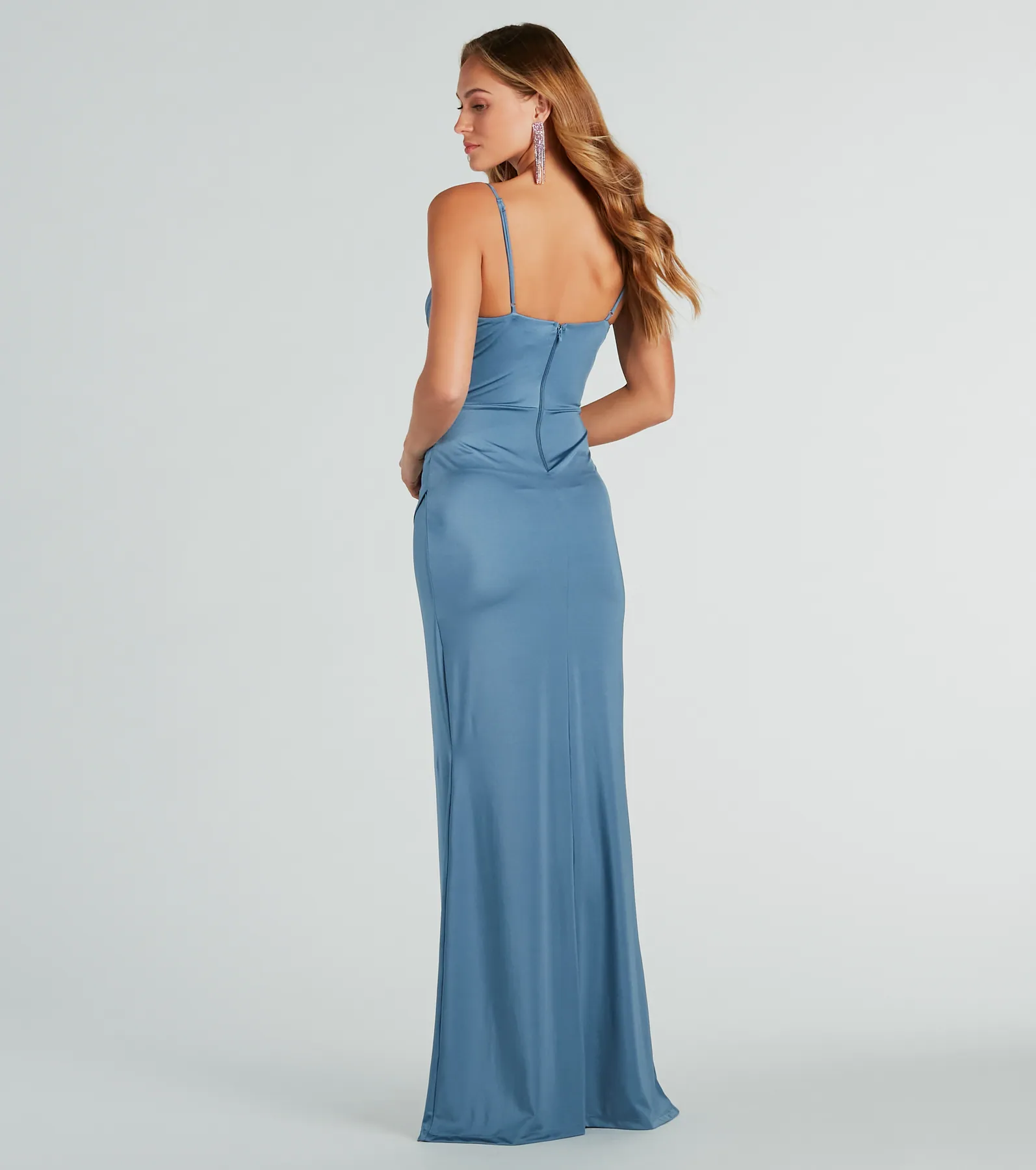Kylie Formal Knit Corset Mermaid Long Dress