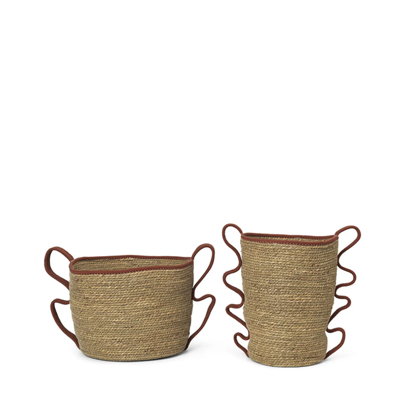 Verso Baskets - Set of 2 - Brick
