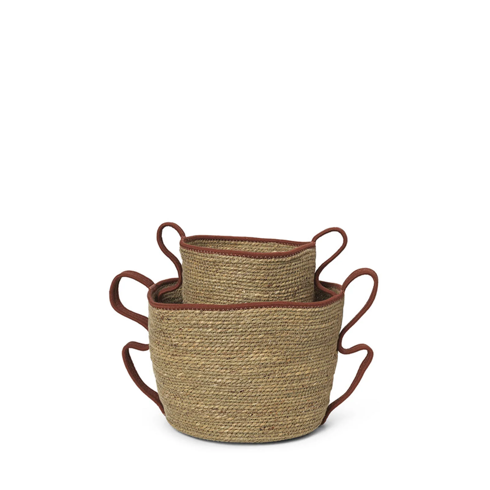 Verso Baskets - Set of 2 - Brick