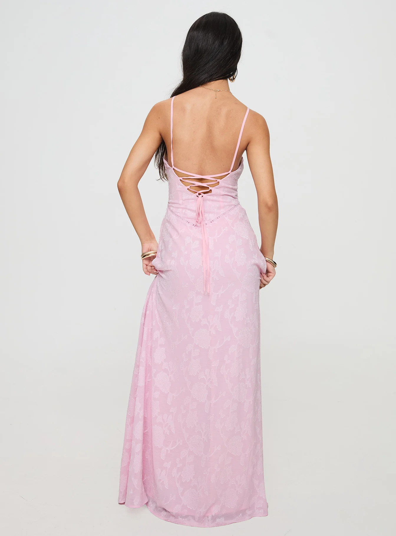 South Of France Maxi Dress Pink Petite