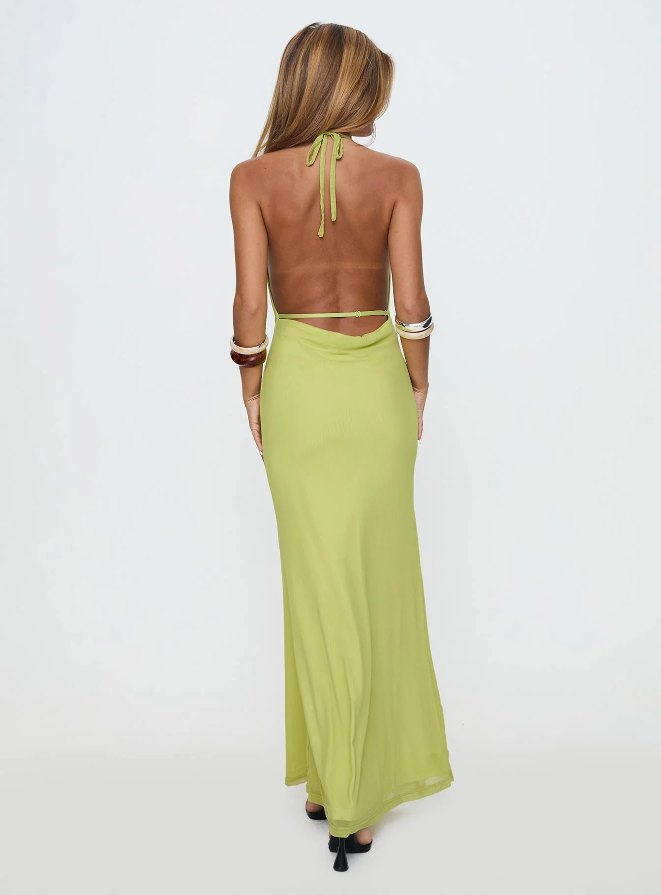 Rhaenyra Halter Maxi Dress Green