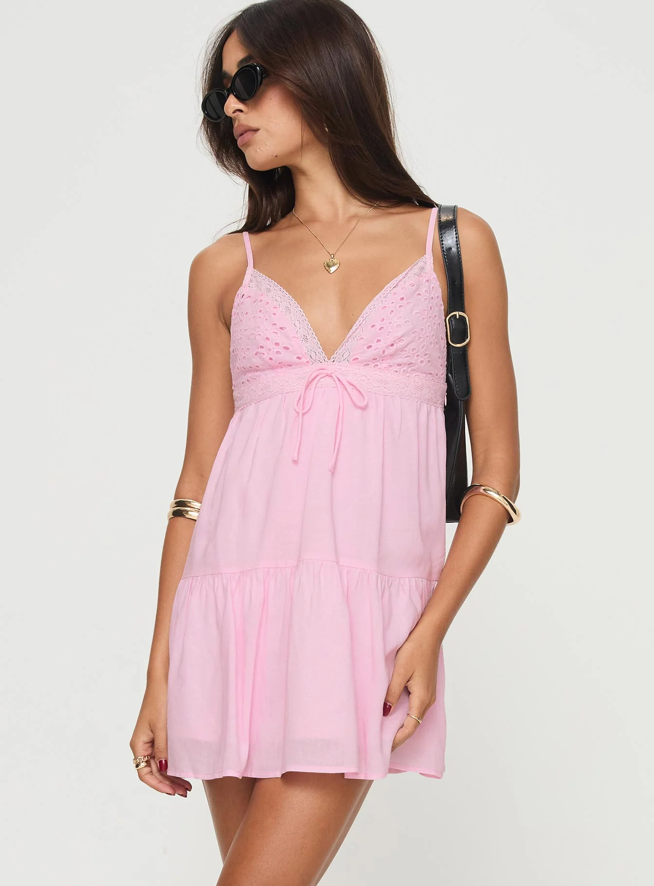 Nicoletta Mini Dress Light Pink Petite