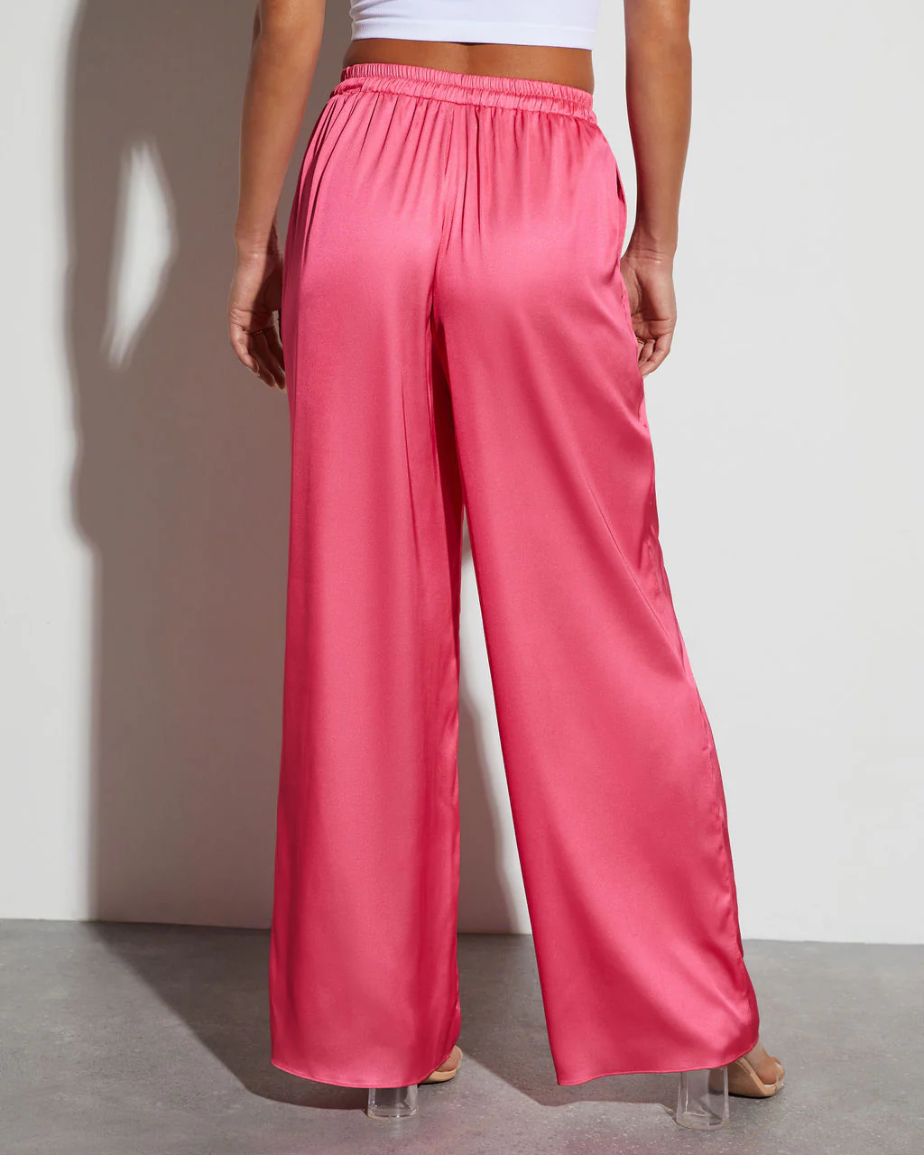 Aurelia Satin Drawstring Pants