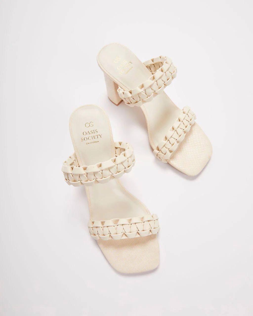 Heidi Woven Strappy Heels