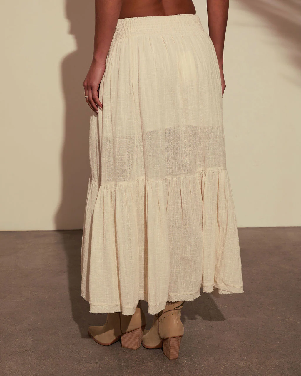 Harmonic High Low Maxi Skirt