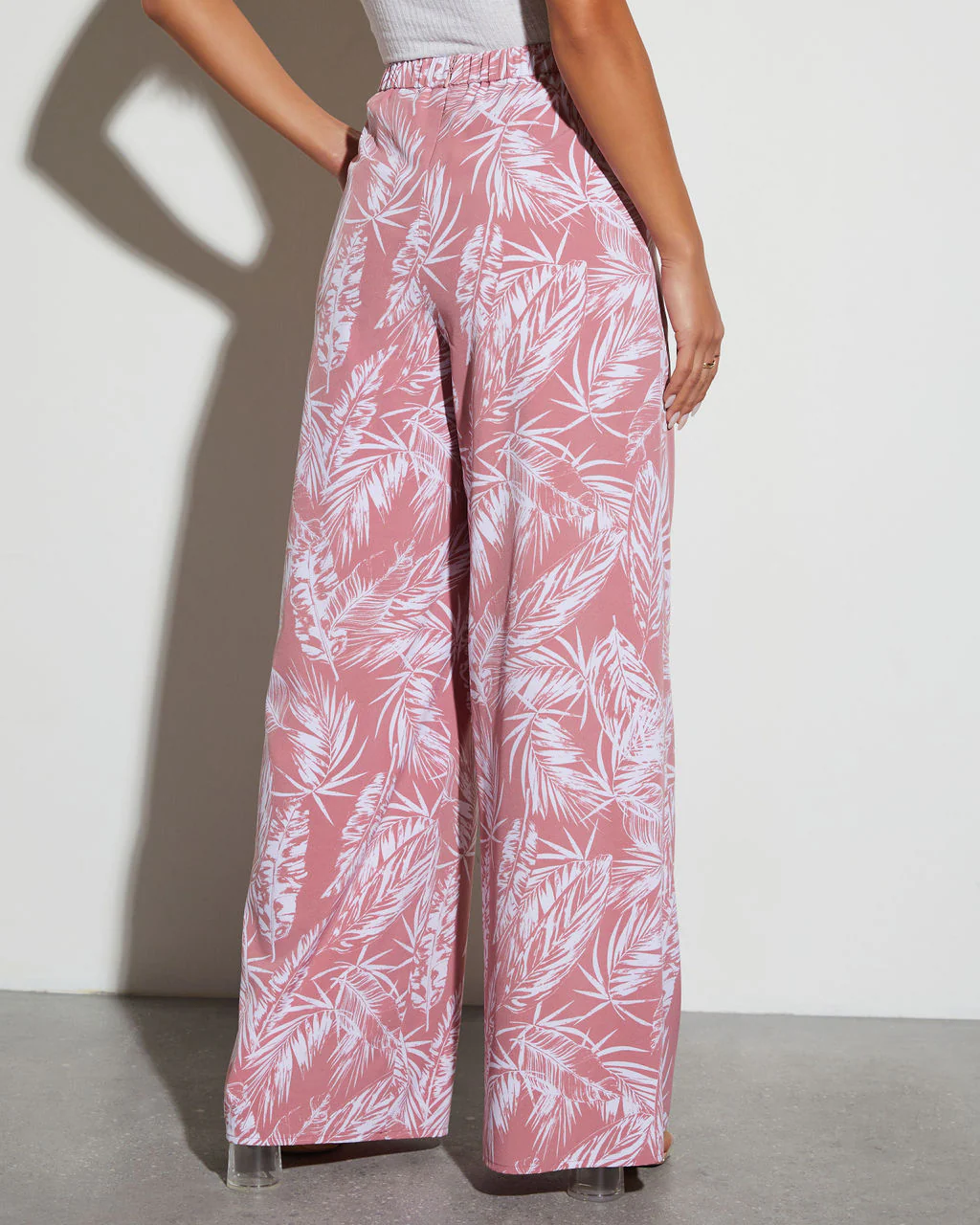 Barcelona Wide Leg Printed Pants