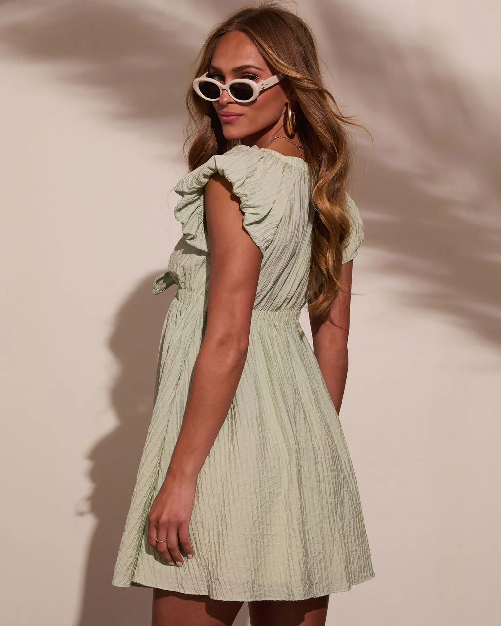 Gigi Puff Sleeve Babydoll Mini Dress