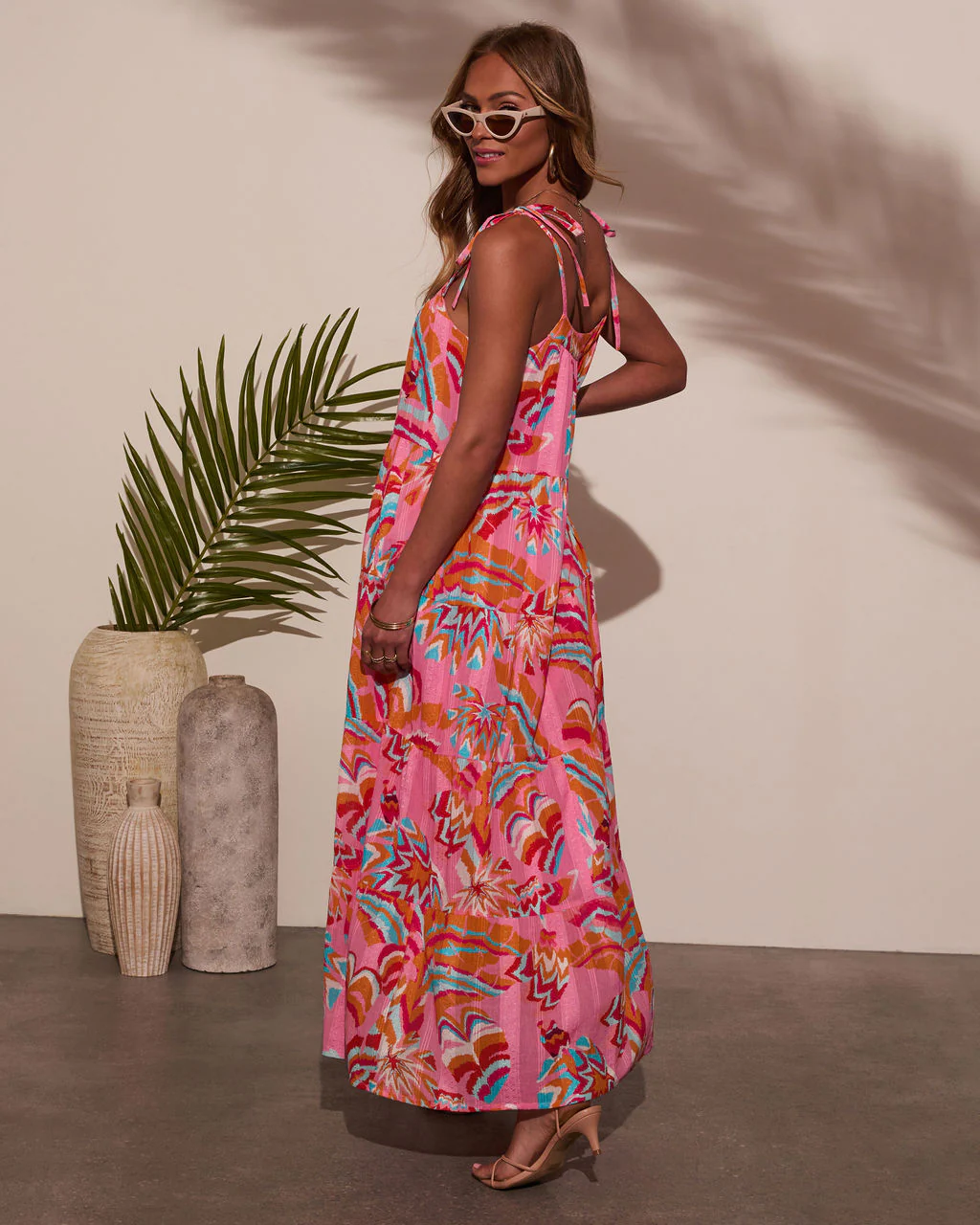 Ellisa Abstract Maxi Dress