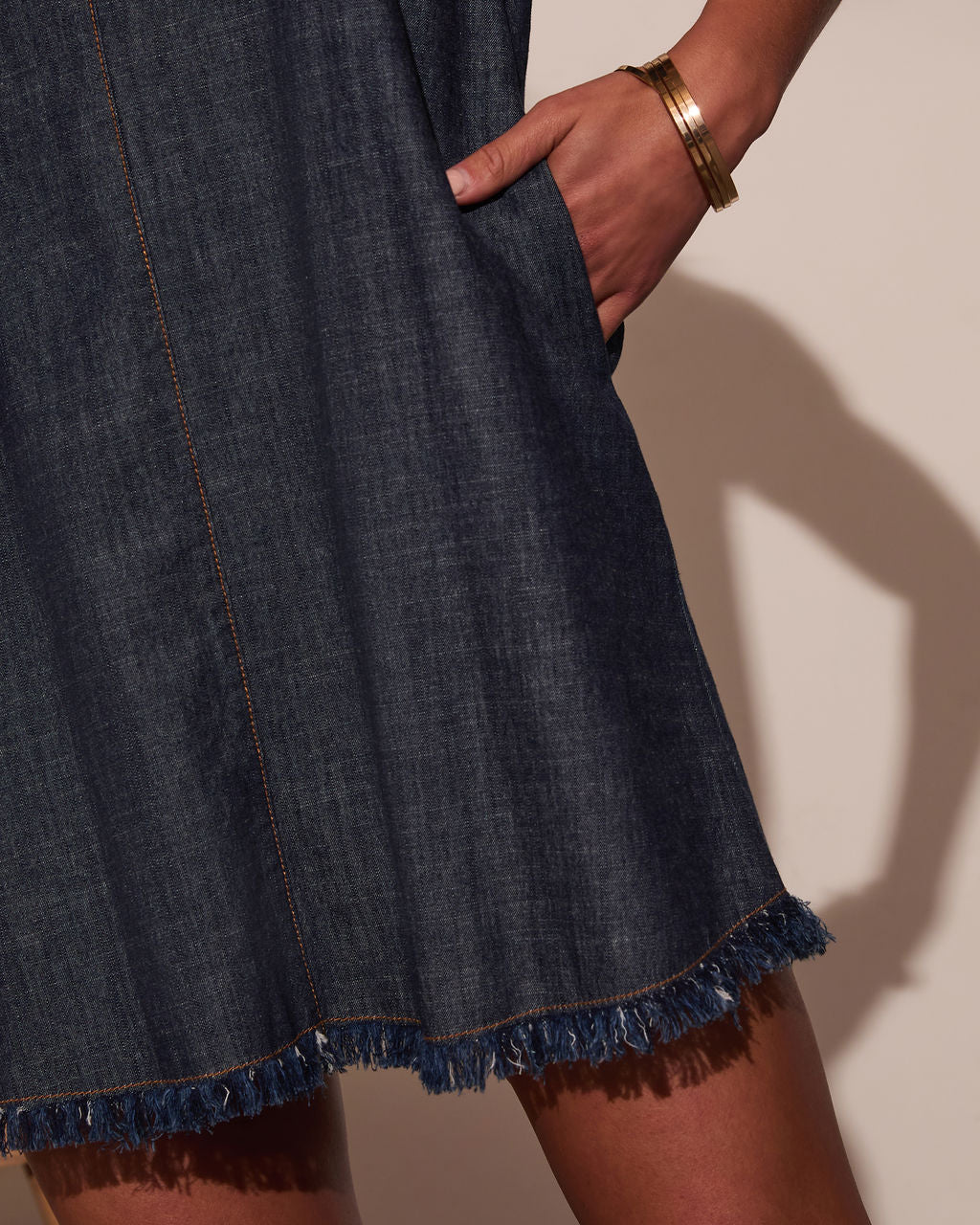 Alejandra Shift Denim Dress