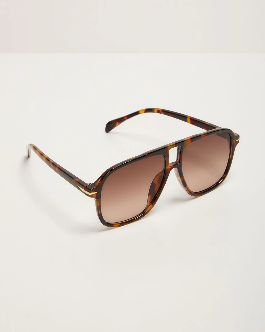 Capriana Large Tortoise Aviator Sunglasses