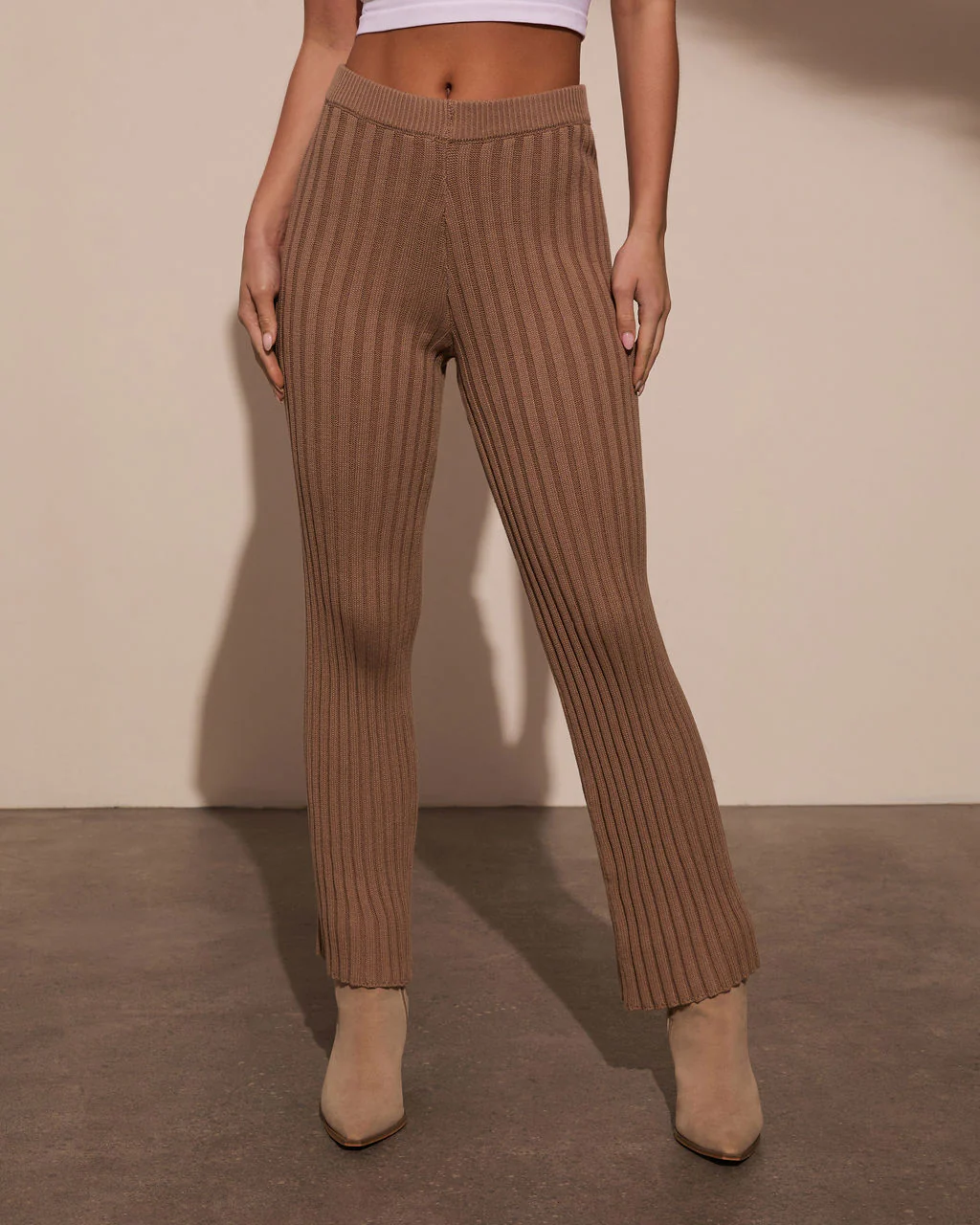 Always Home Ribbed Flare Pants