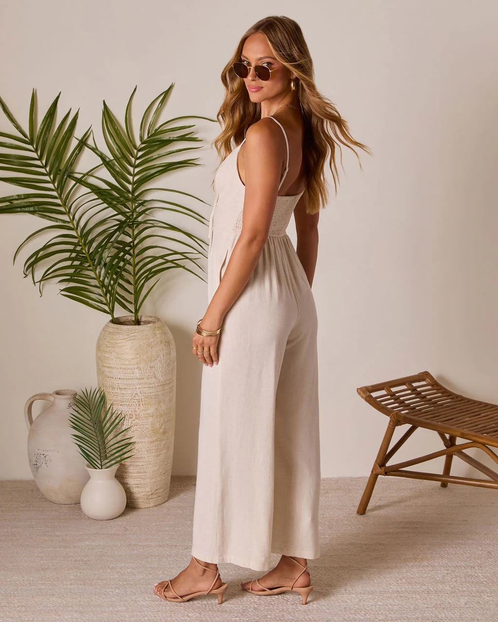 Deserie Front Tie Jumpsuit