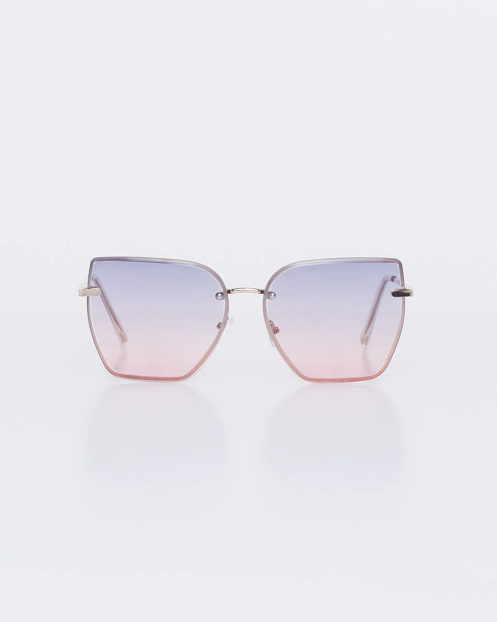 Hollywood Frameless Square Sunglasses