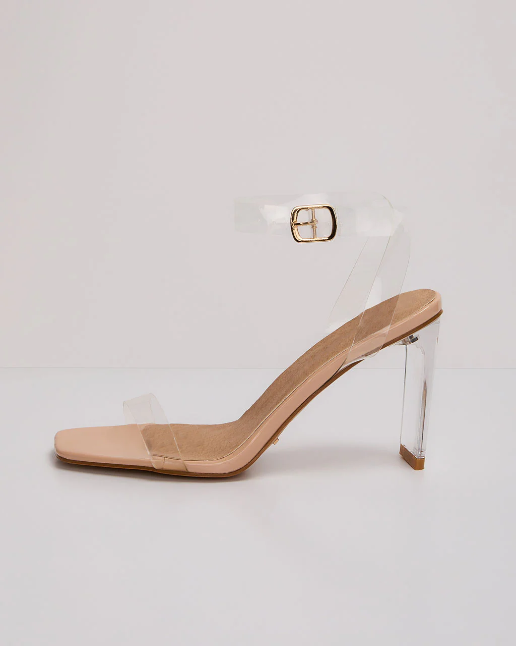 Billini  Santiago Clear Strappy Heels