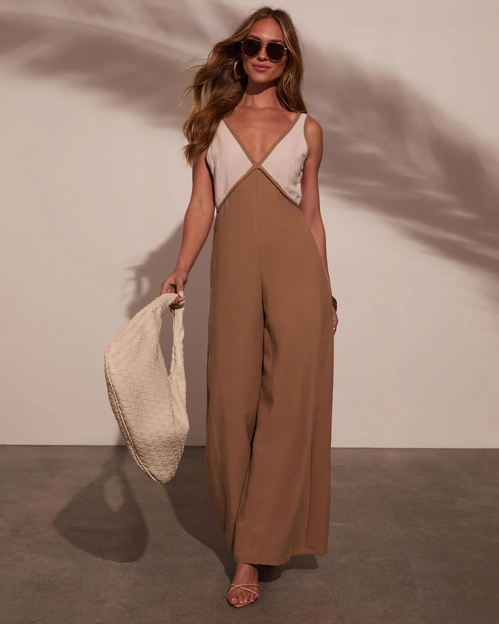 Harmony Hues Colorblock Bust Jumpsuit