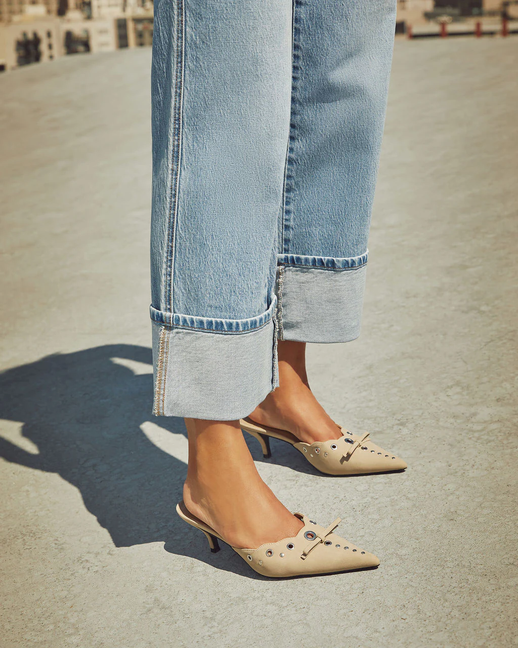 Harden Stretch Super High Rise Straight Jeans