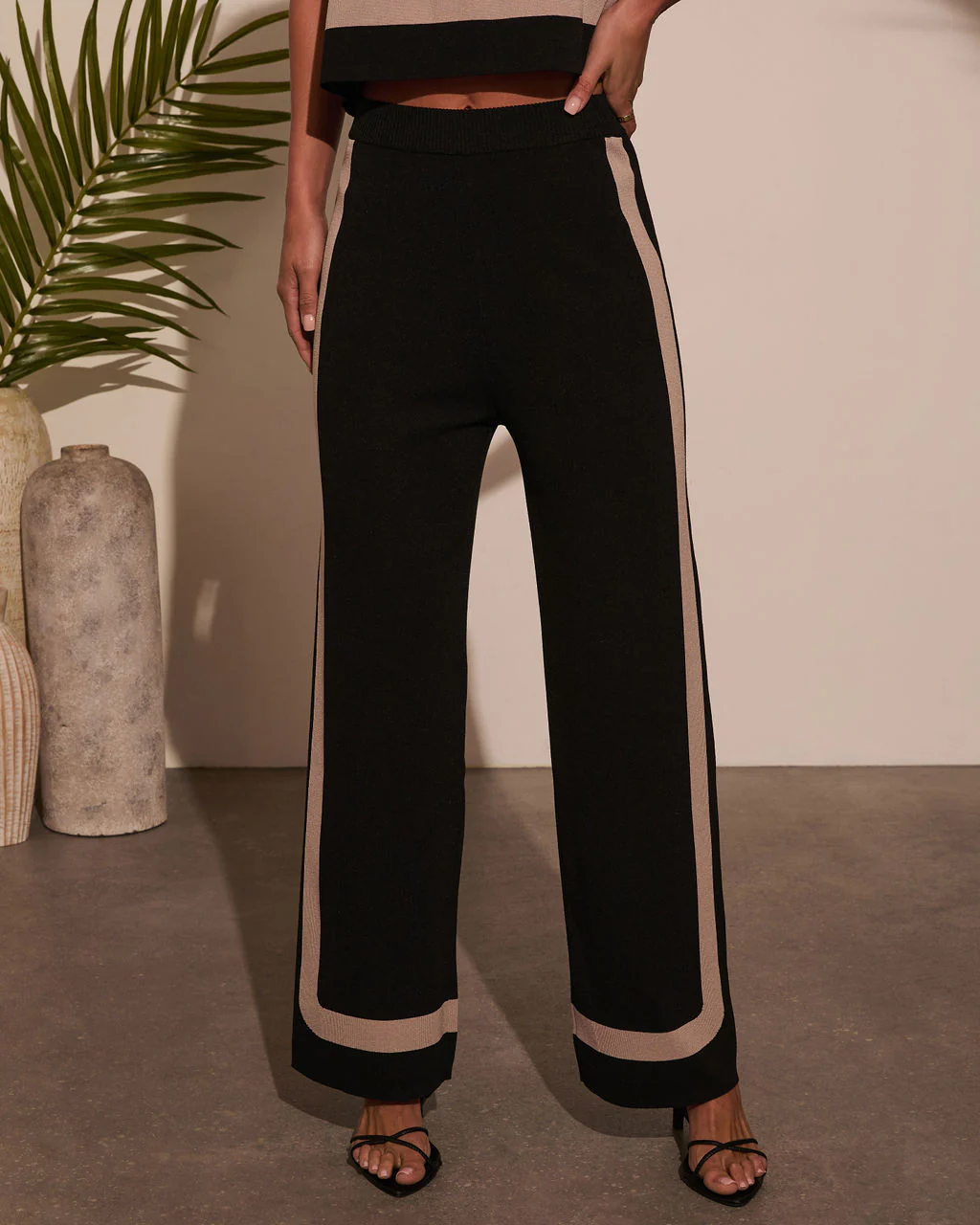 Cool Again Contrast Trim Pants