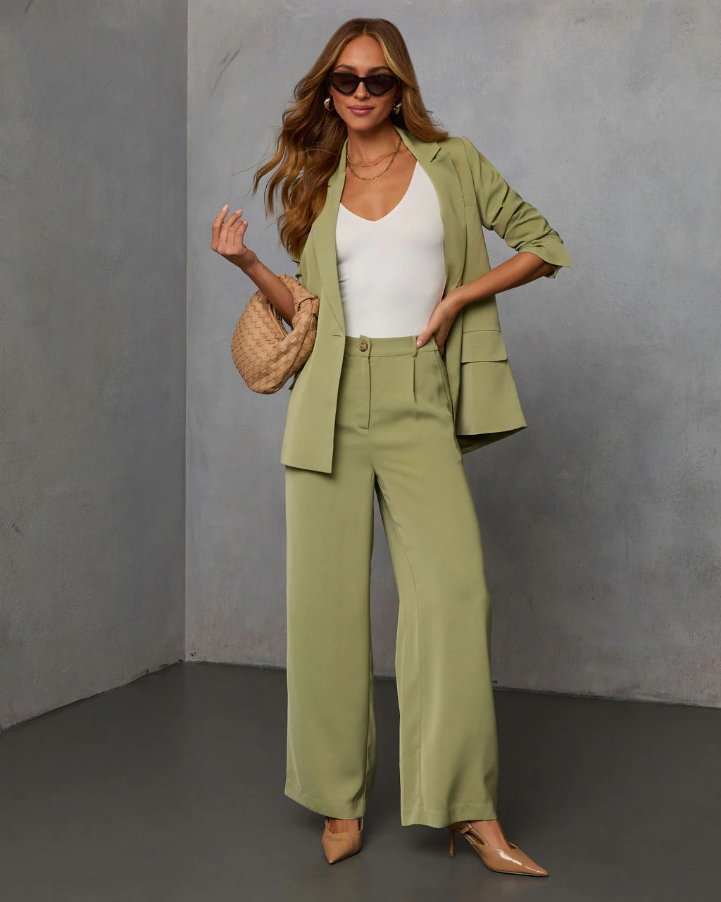 Glow Getter Pleated Trouser