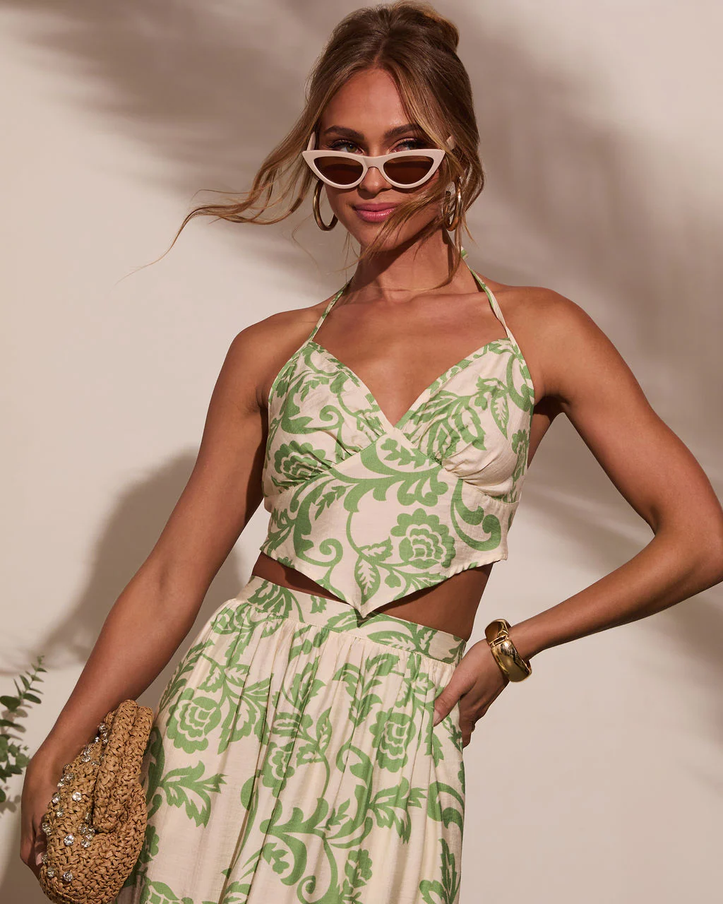 Elliah Abstract Halterneck Tank