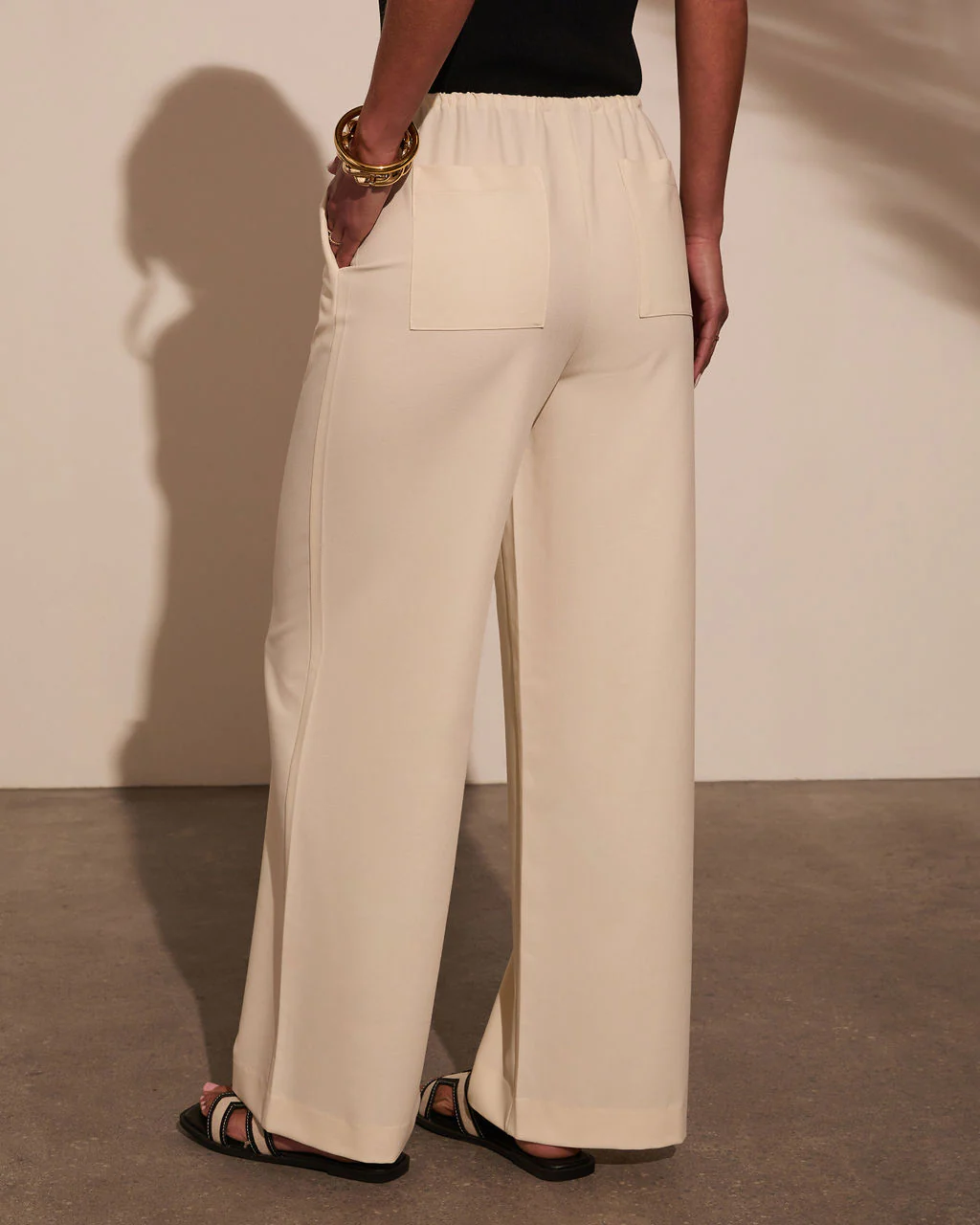 Before Daylight Wide Leg Waist Tie Pants