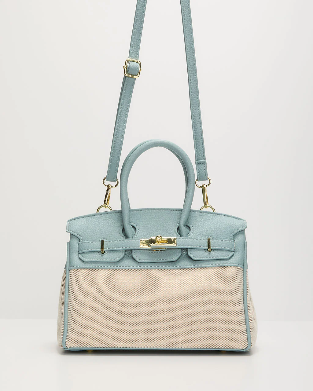 Dalina Two-Tone Structured Bag