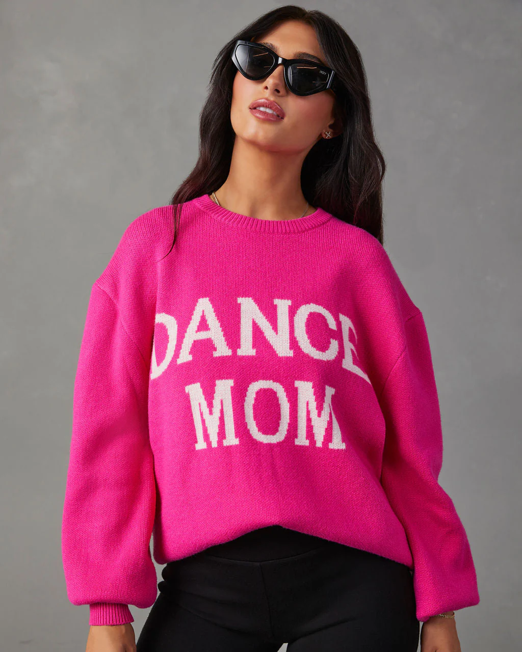 Dance Mom Knit Pullover Sweater