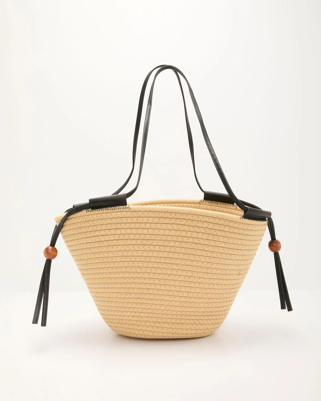 Coastal Carryall Straw Tote Bag