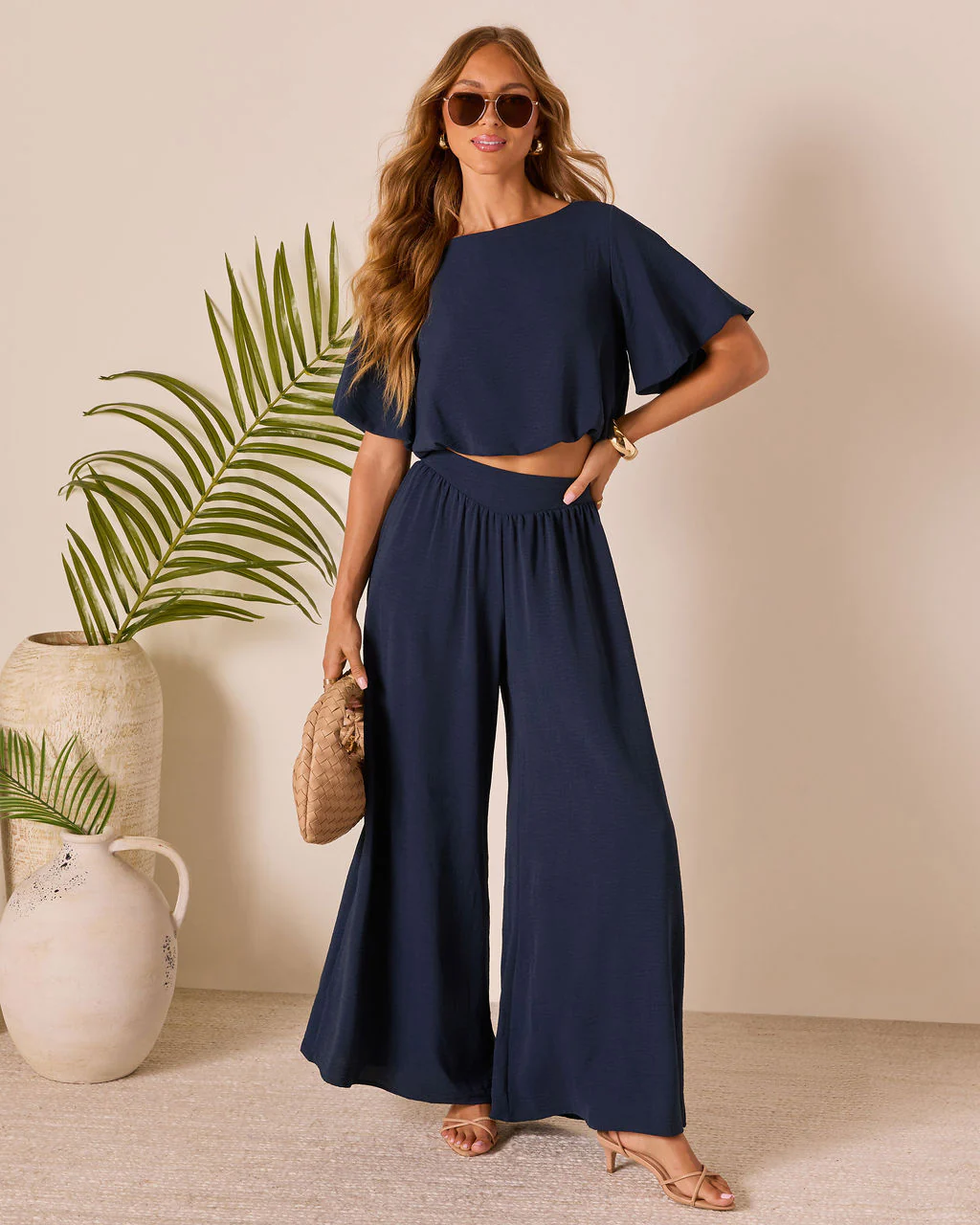 Island Sway Pleated Blouse