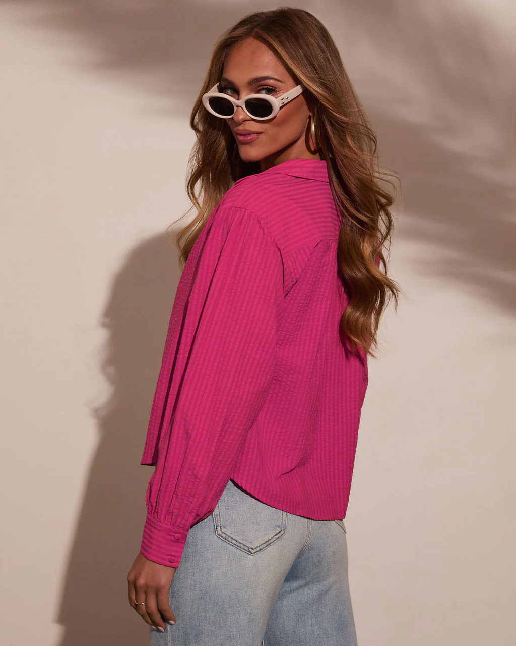 Christell Button Down Top