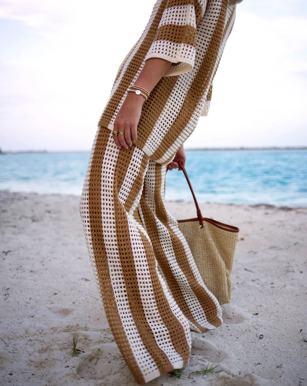 Bradley Crochet Wide Leg Cover Up Pants