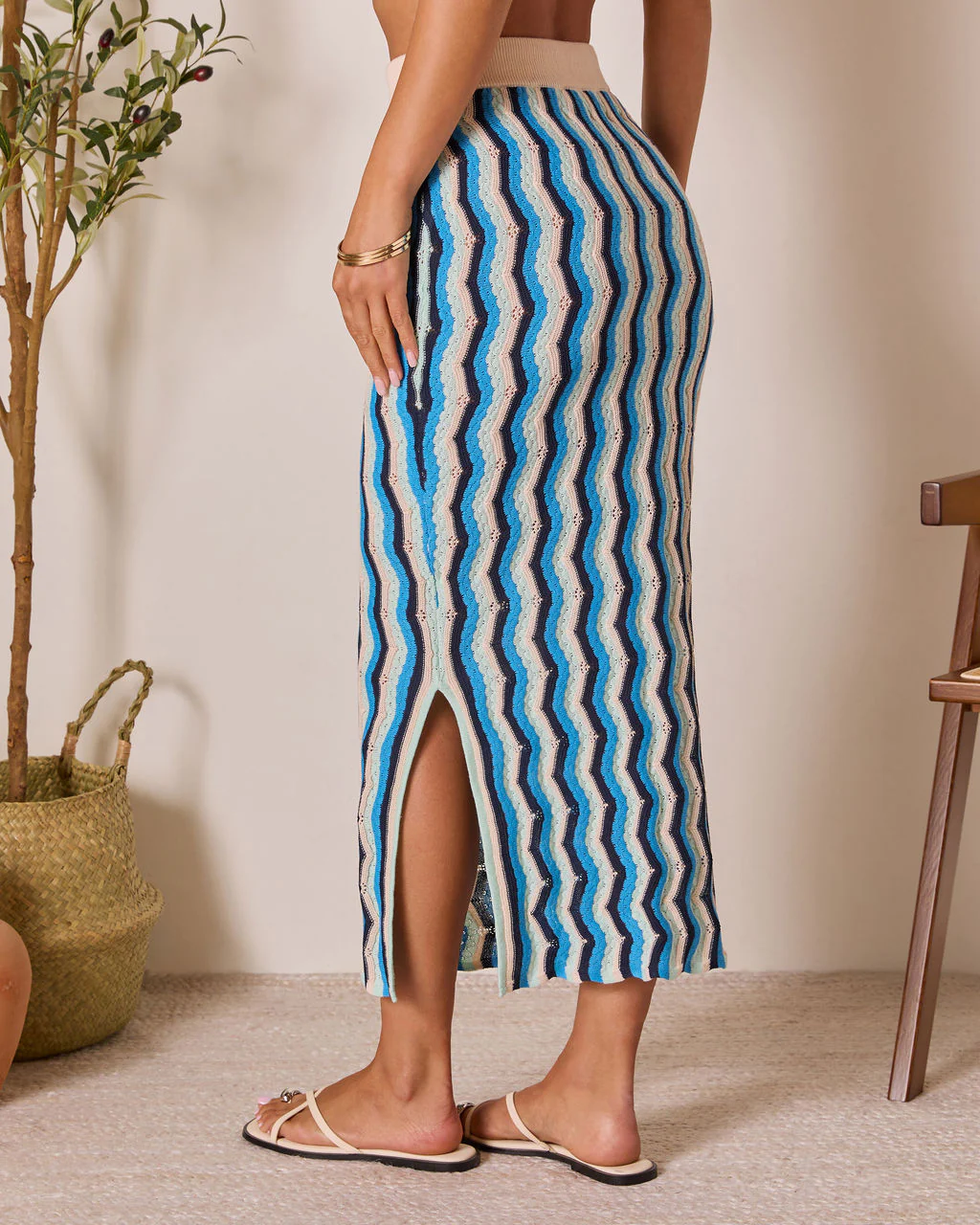 Antarie Knit Maxi Skirt
