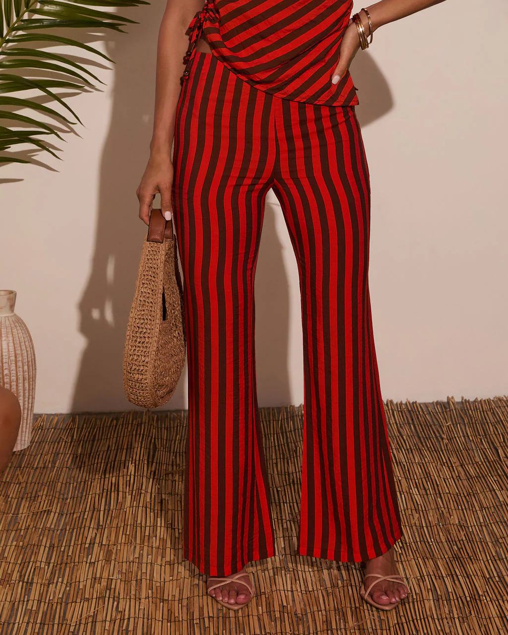 Celina Striped Wide Leg Pants