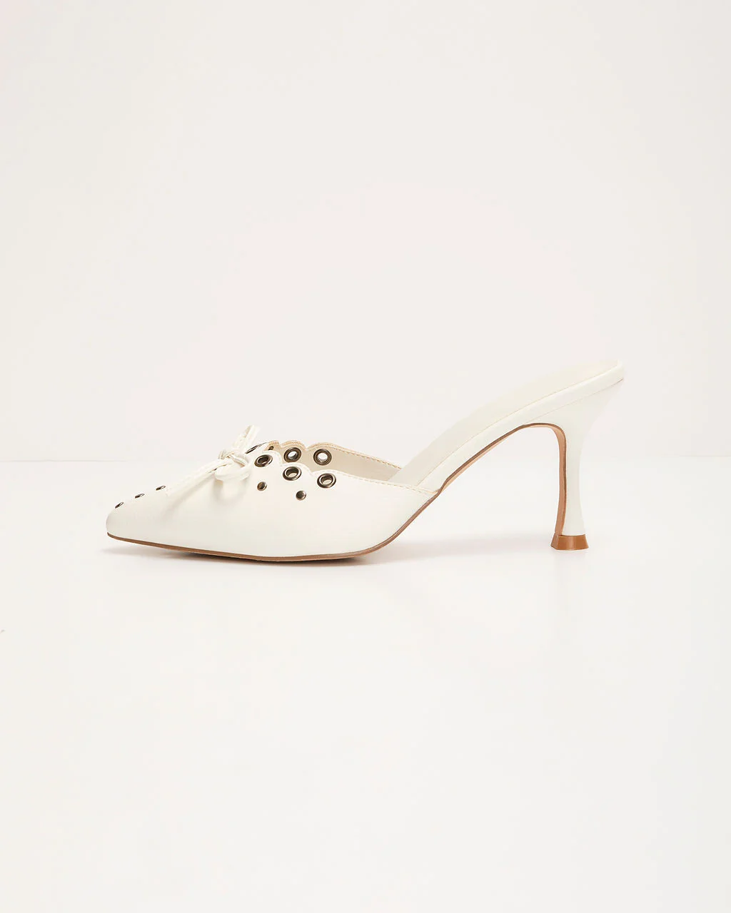 Brianne Grommet Pointed Toe Mule